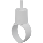 Pressalit PLUS Strap with Connecting Part (Male), White (RT362000)