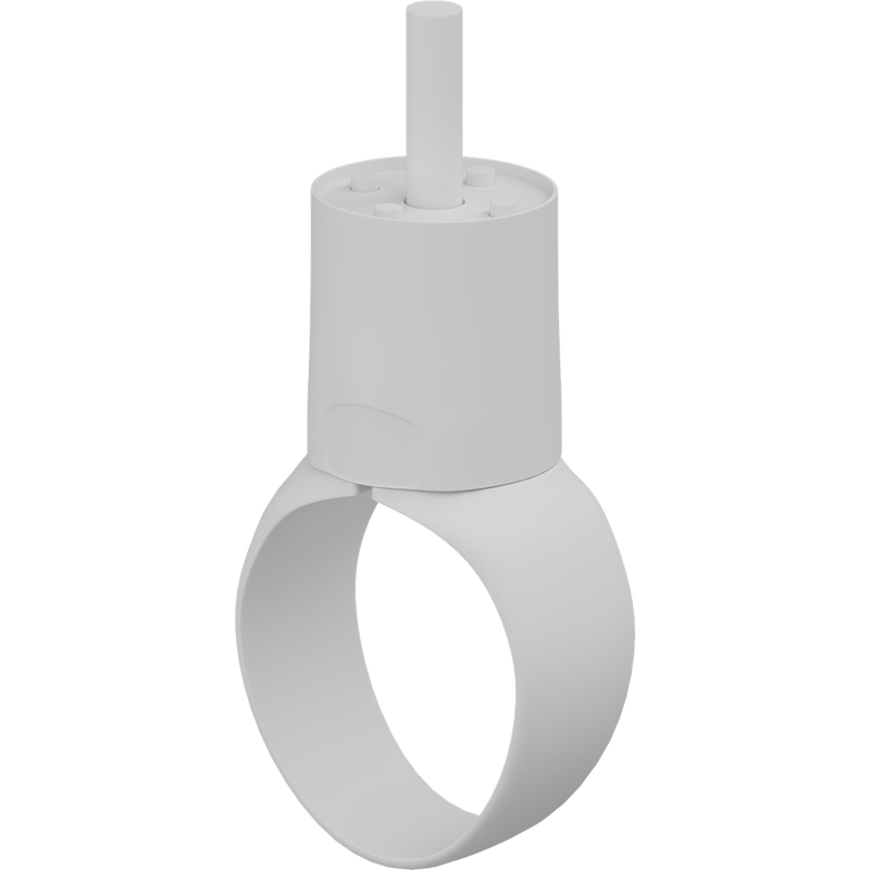 Pressalit PLUS Strap with Connecting Part (Male), White (RT362000)