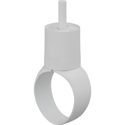 Pressalit PLUS Strap with Connecting Part (Male), White (RT362000)