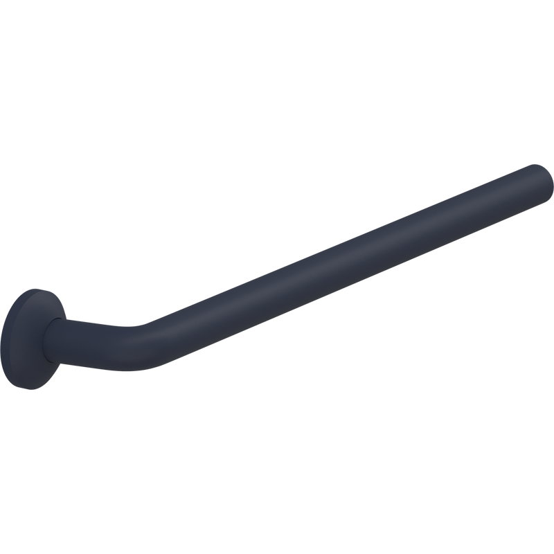 Pressalit PLUS Handrail Section 608mm with Wall Rosette Dark Blue RT321108