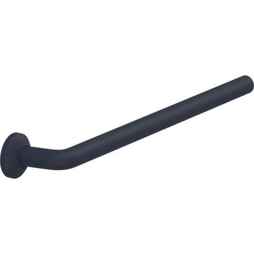 Pressalit PLUS Handrail Section 608mm with Wall Rosette Dark Blue RT321108