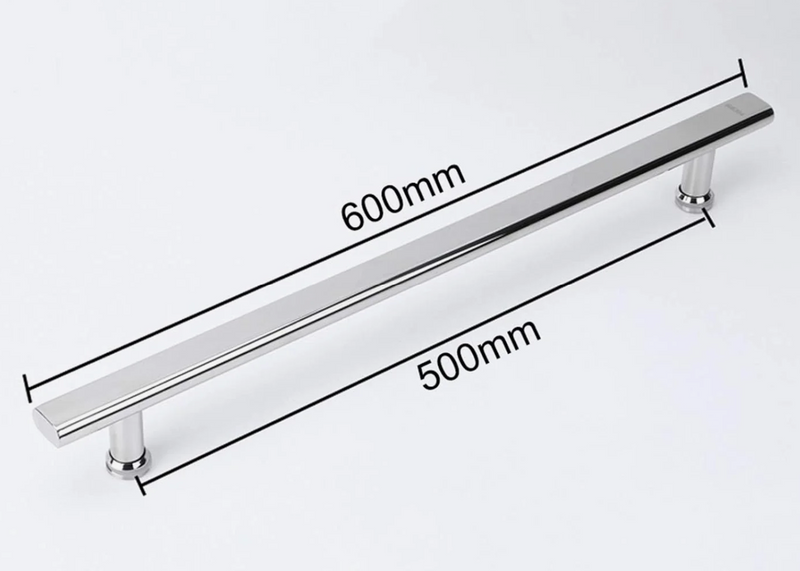 Kartell K-VIT Purity Handle Collection – 500mm & 800mm Matt Silver (PUR500HAN-S) (PUR800HAN-S)