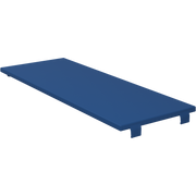Pressalit mattress for MCT change trolley, 695 x 1680 mm, navy blue