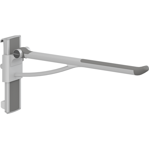Pressalit PLUS support arm, 850mm, height & sideways adjustable, right-hand, anthracite