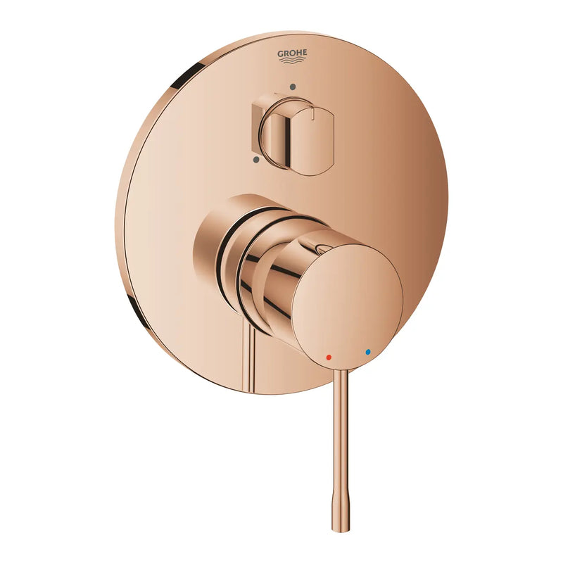 Grohe Essence Concealed Mixer Trim Set 3-Way Diverter 24092DA1 in Warm Sunset