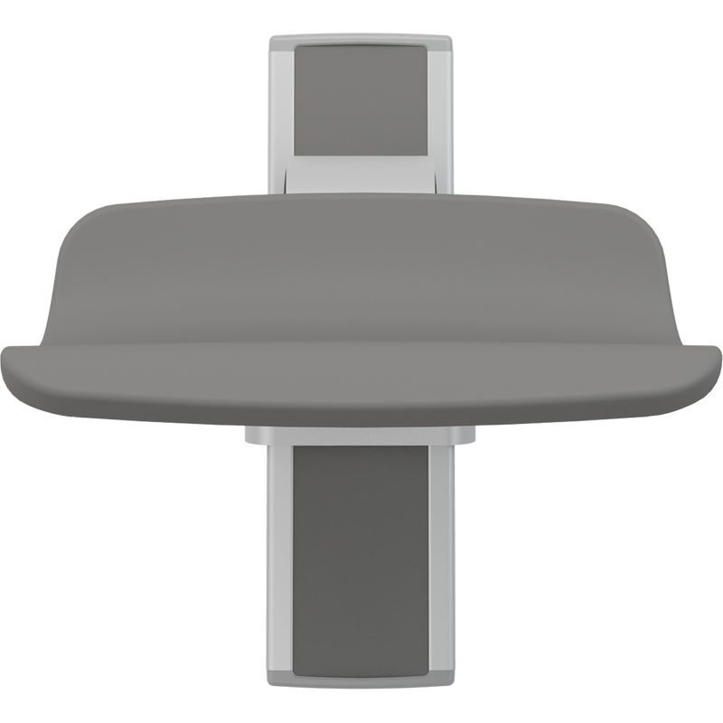 Pressalit PLUS Shower Seat 450, Manually Height Adjustable, Anthracite (R7414112)