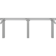 Pressalit INDIVO Wash Basin Lift, 3 Actuators, Grey, for Worktop 1401-2000mm (RK1452202) — view 2