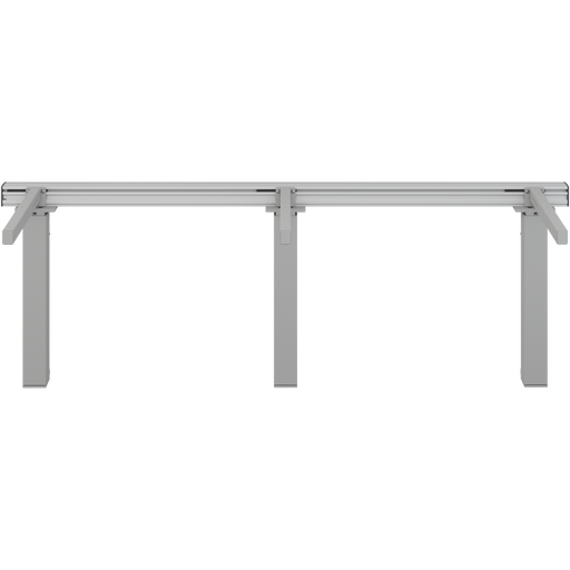 Pressalit INDIVO Wash Basin Lift, 3 Actuators, Grey, for Worktop 1401-2000mm (RK1452202) — view 2