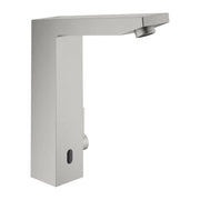 Grohe Eurocube E Infra-Red Electronic Basin Mixer 36441DC0 in Supersteel