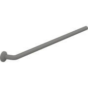 Pressalit PLUS Handrail Section 1046mm with Wall Rosette Anthracite RT323112