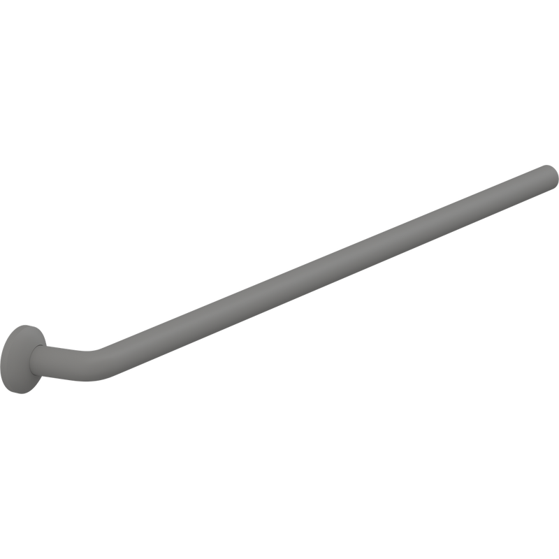 Pressalit PLUS Handrail Section 1046mm with Wall Rosette Anthracite RT323112