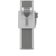 Pressalit PLUS support arm, 700mm, right-hand, anthracite — dimensioned drawing