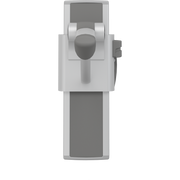 Pressalit PLUS support arm, 850mm, right-hand, anthracite — dimensioned drawing