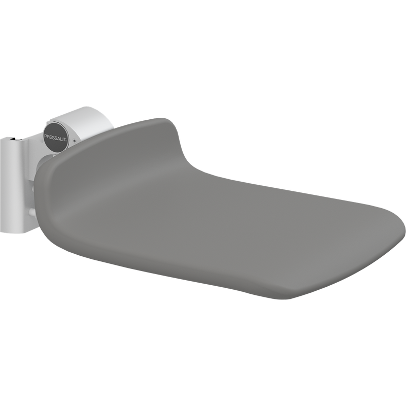 Pressalit PLUS Replacement Shower Seat 450 Height-Adjustable Anthracite R7114112