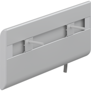 Pressalit PLUS Wash Basin Bracket, Manually Sideways Adjustable, Track-Mounted, Pale Grey (R4560)
