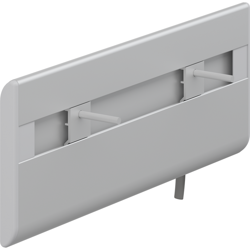 Pressalit PLUS Wash Basin Bracket, Manually Sideways Adjustable, Track-Mounted, Pale Grey (R4560)