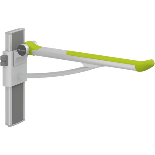 Pressalit PLUS Support Arm 700mm Adjustable Left Hand Lime Green R370370277
