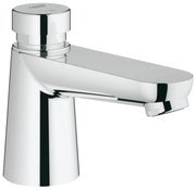 Grohe Euroeco Cosmopolitan T self-closing pillar basin tap 36265000 in StarLight Chrome