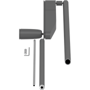 Pressalit INDIVO collapsible crank handle for worktop, alternate view
