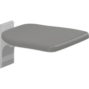 Pressalit PLUS Folding Seat 320mm Fixed Height Anthracite R5510112