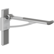 Pressalit PLUS Support Arm 700mm Height-Adjustable Right-Hand Anthracite R370470112