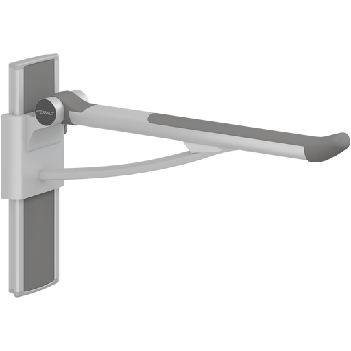 Pressalit PLUS Support Arm 700mm Height-Adjustable Right-Hand Anthracite R370470112