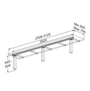 Pressalit INDIVO Pack large lifting unit, detail