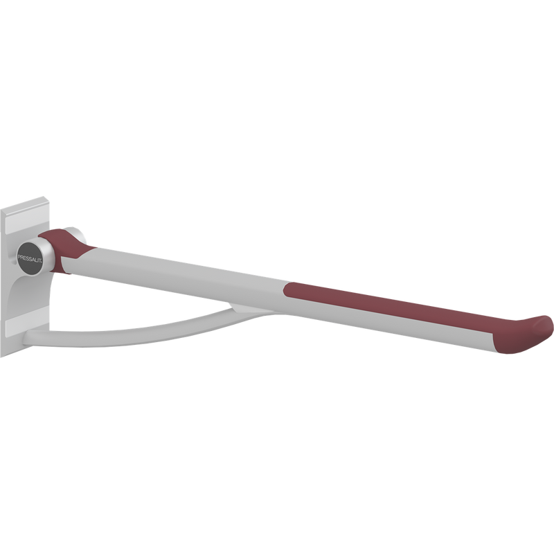 Pressalit PLUS Support Arm 850mm Fixed Height Red R360085035
