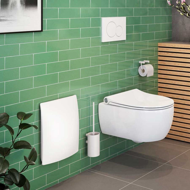 Pressalit Wall Bin 1090, White — View 5 (1090000)