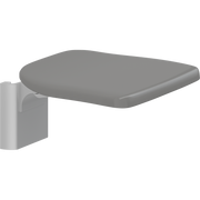 Pressalit PLUS Folding Seat 320mm Height-Adjustable Anthracite R5500112