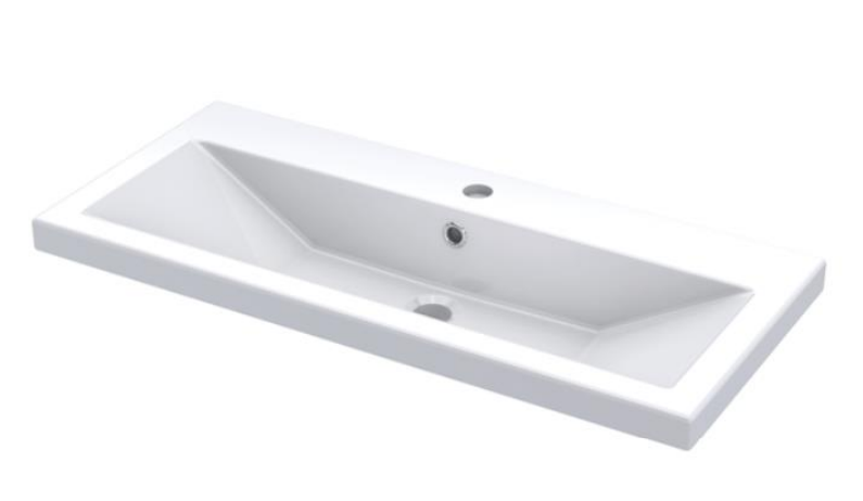 Kartell K-VIT Purity 800mm Floor Standing Two Drawer Unit & Ceramic Basin- Silver Oak (PSO800DR-FUR060PU)