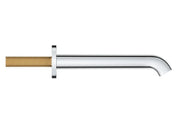 Grohe Essence wall-mounted bath spout StarLight Chrome side profile