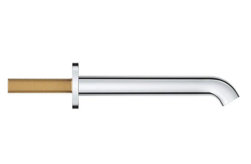 Grohe Essence wall-mounted bath spout StarLight Chrome side profile