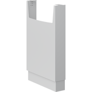 Pressalit INDIVO installation cover for worktop, dimensioned drawing (mm)