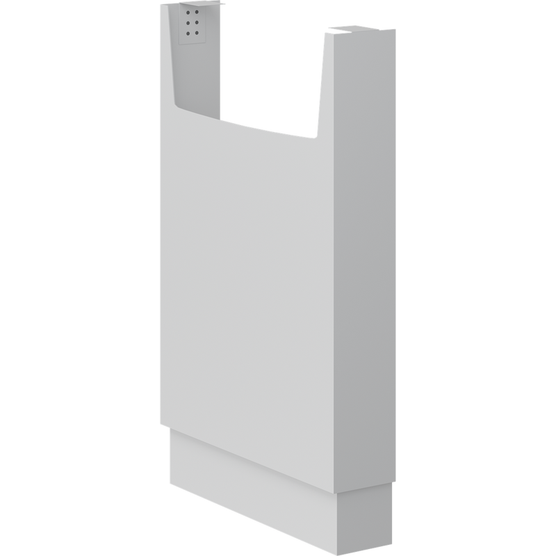 Pressalit INDIVO installation cover for worktop, dimensioned drawing (mm)