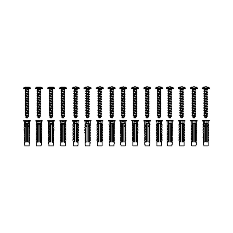 Pressalit Mounting Kit (V8618) — dimensioned drawing