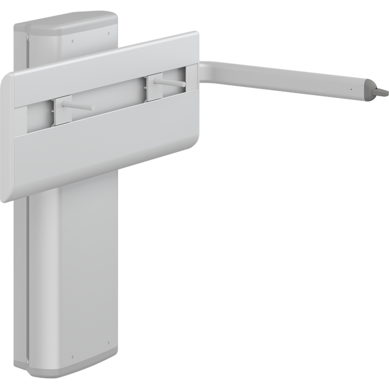 Pressalit PLUS Wash Basin Bracket, Electrically Height Adjustable, Lever Control, Wall-Mounted, White (R4750)