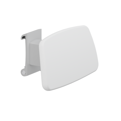 Pressalit PLUS Backrest, 385mm, Sideways Adjustable, White (R6414000)