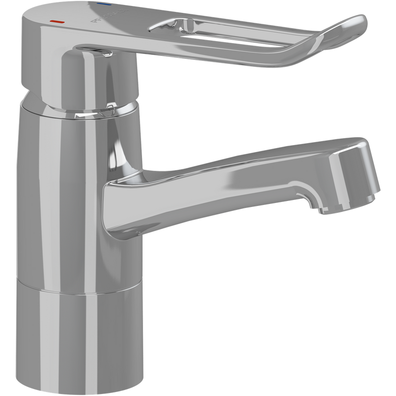 Pressalit Mixer Tap with Long Rotatable Spout and Loop Lever RT624