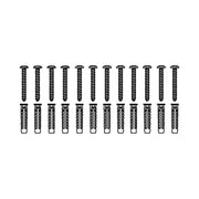Pressalit Mounting Kit — 12 × Screws Ø5 × 50 with SX8 Plugs, for Brick (V8617)