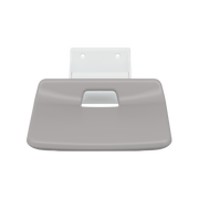 Pressalit VALUE IV folding shower seat, 440mm, fixed height, wall-mounted, anthracite