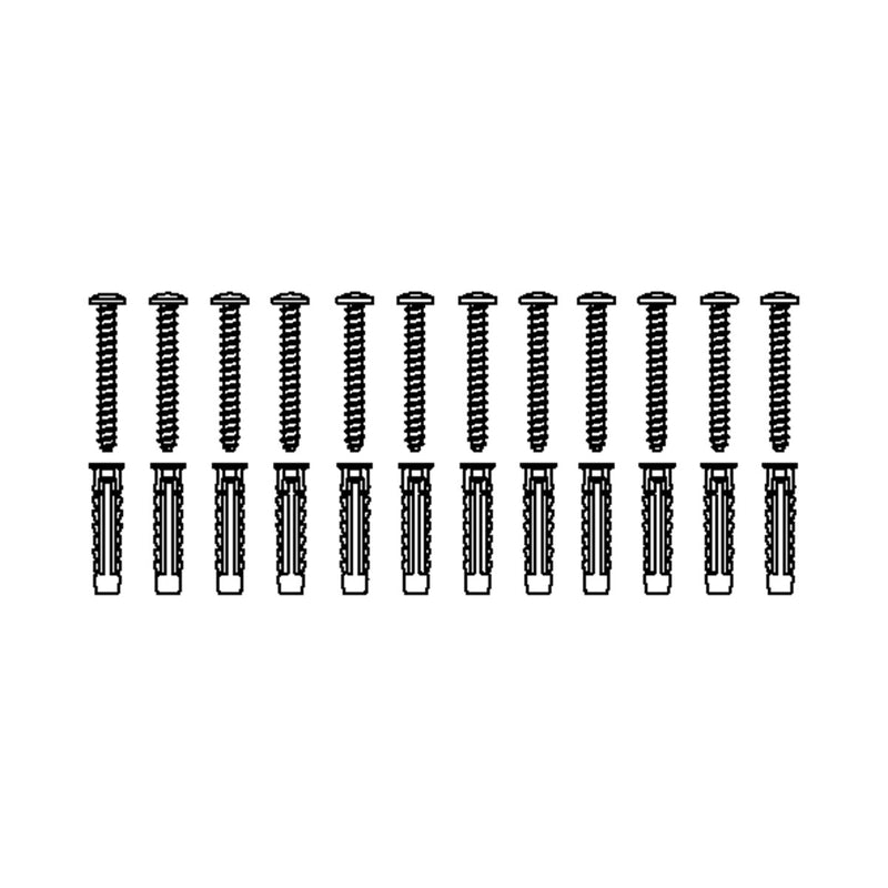 Pressalit Mounting Kit (V8617) — dimensioned drawing