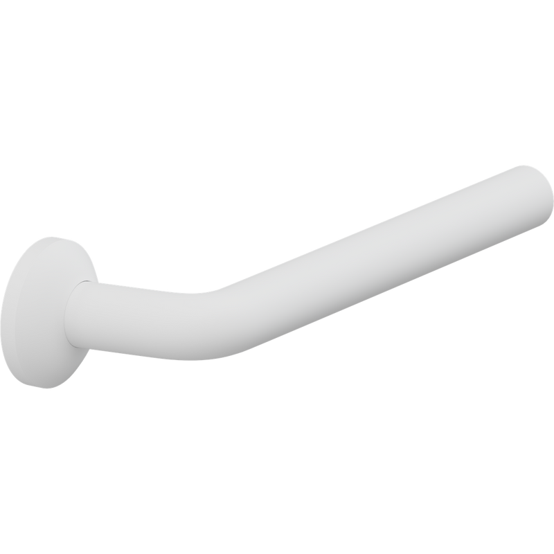 Pressalit PLUS Handrail Section 321mm with Wall Rosette White RT320000