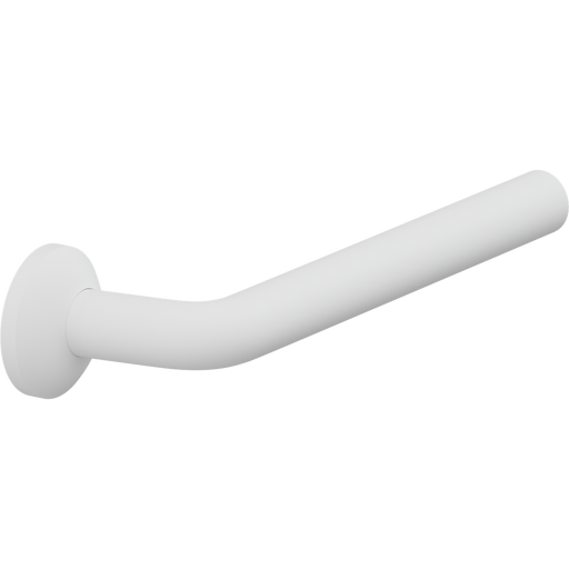 Pressalit PLUS Handrail Section 321mm with Wall Rosette White RT320000