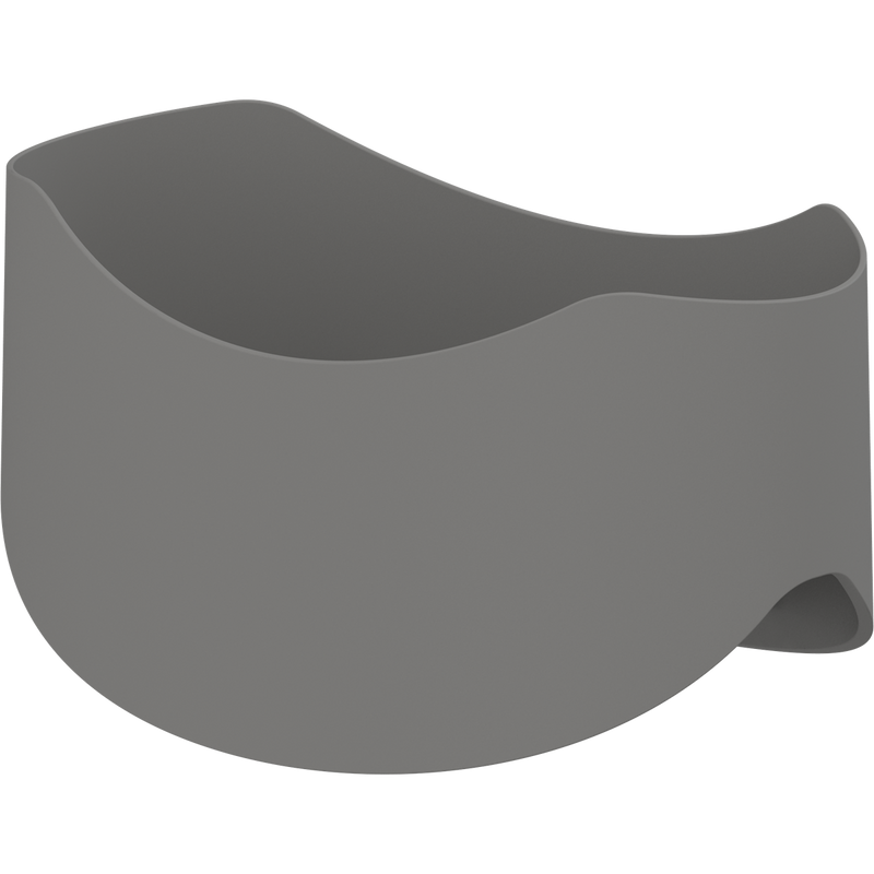Pressalit Soap Dish for Horizontal Handrail Anthracite RT190112