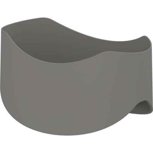 Pressalit Soap Dish for Horizontal Handrail Anthracite RT190112