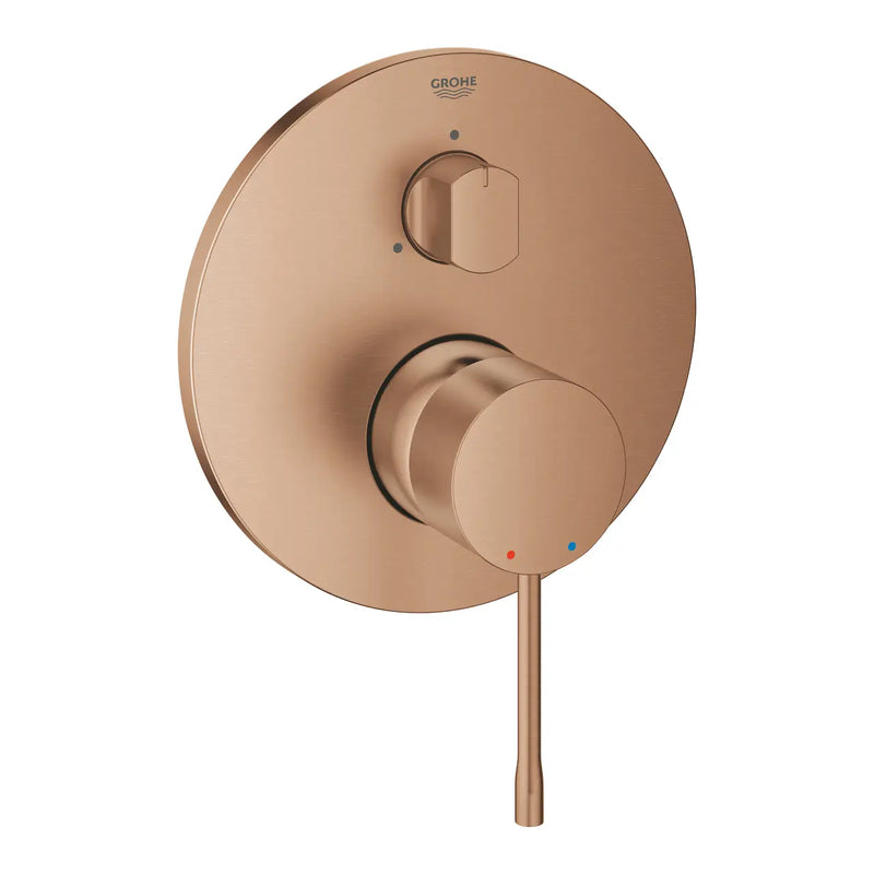 Grohe Essence Concealed Mixer Trim Set 3-Way Diverter 24092DL1 in Brushed Warm Sunset