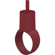 Pressalit PLUS Strap with Connecting Part (Male), Red (RT362035)