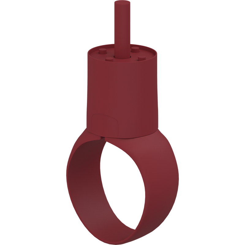 Pressalit PLUS Strap with Connecting Part (Male), Red (RT362035)