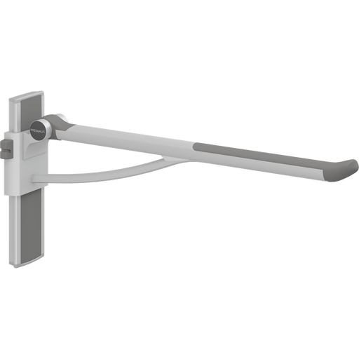 Pressalit PLUS Support Arm 850mm Height-Adjustable Left-Hand Anthracite R370385112